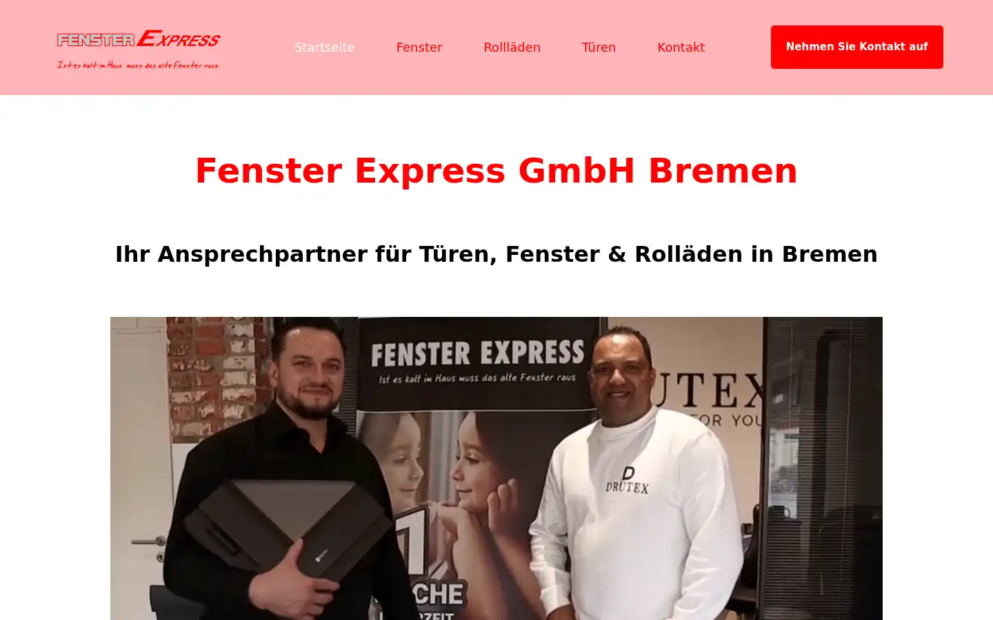 Screenshot of fensterexpress-bremen.de