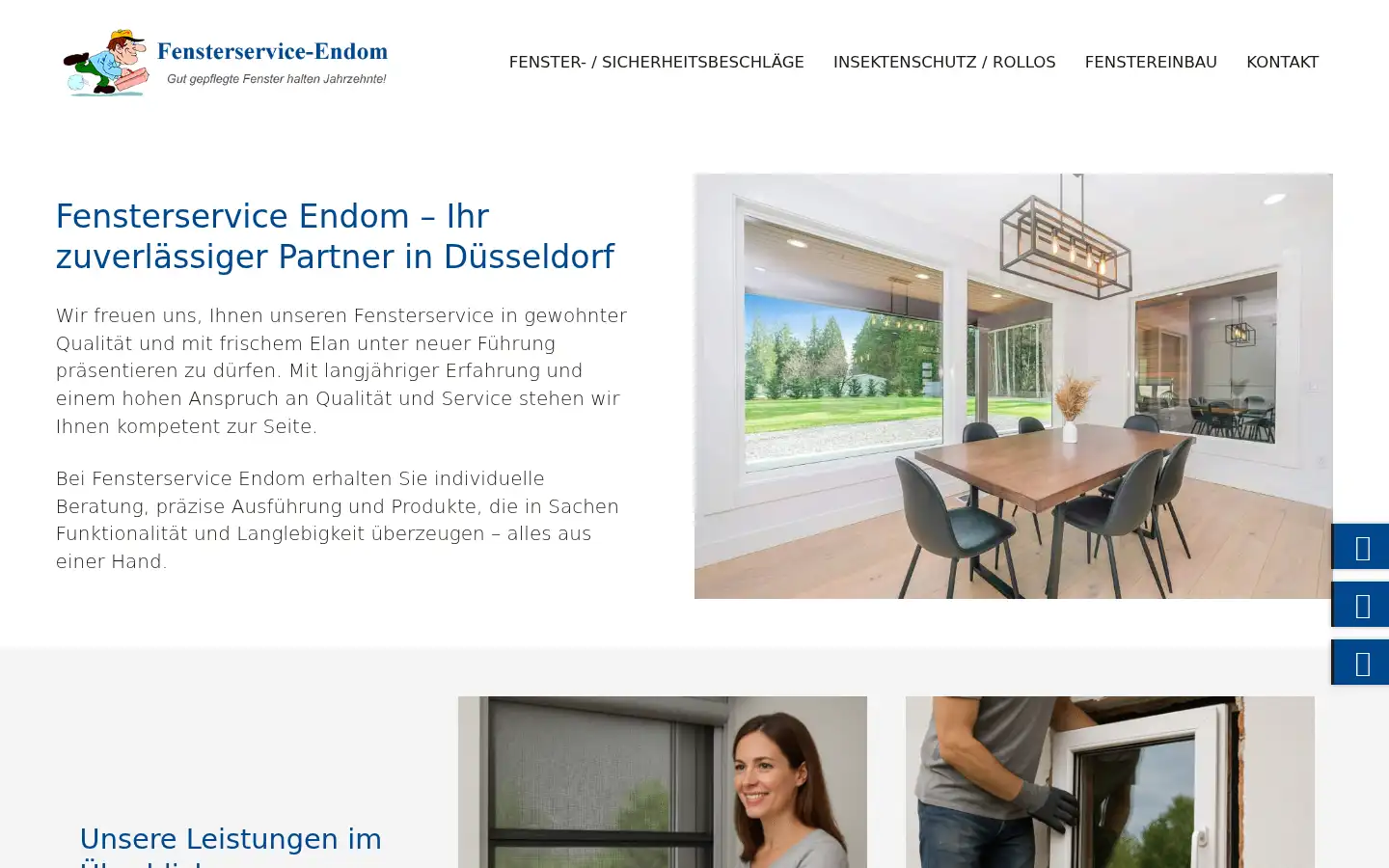 Screenshot of fensterservice-endom.de