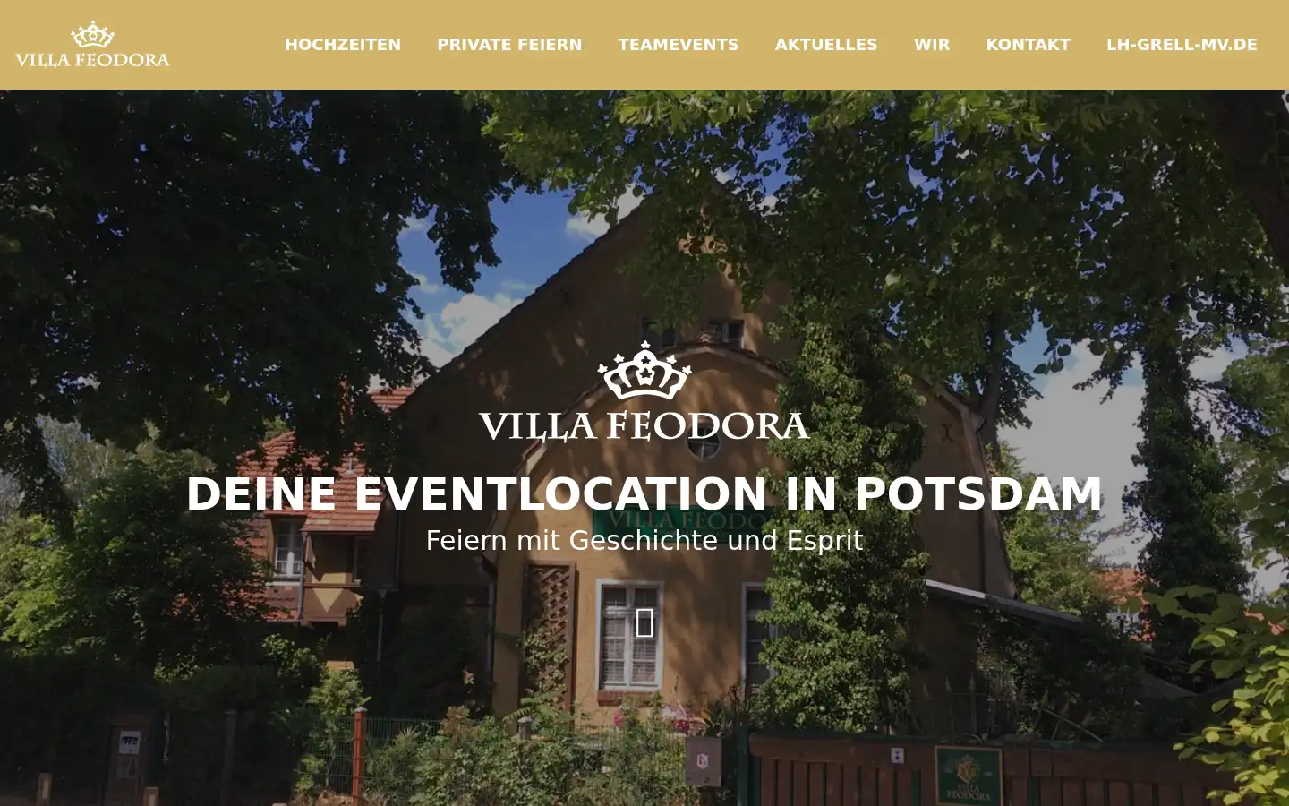 Screenshot of feodora1912.de