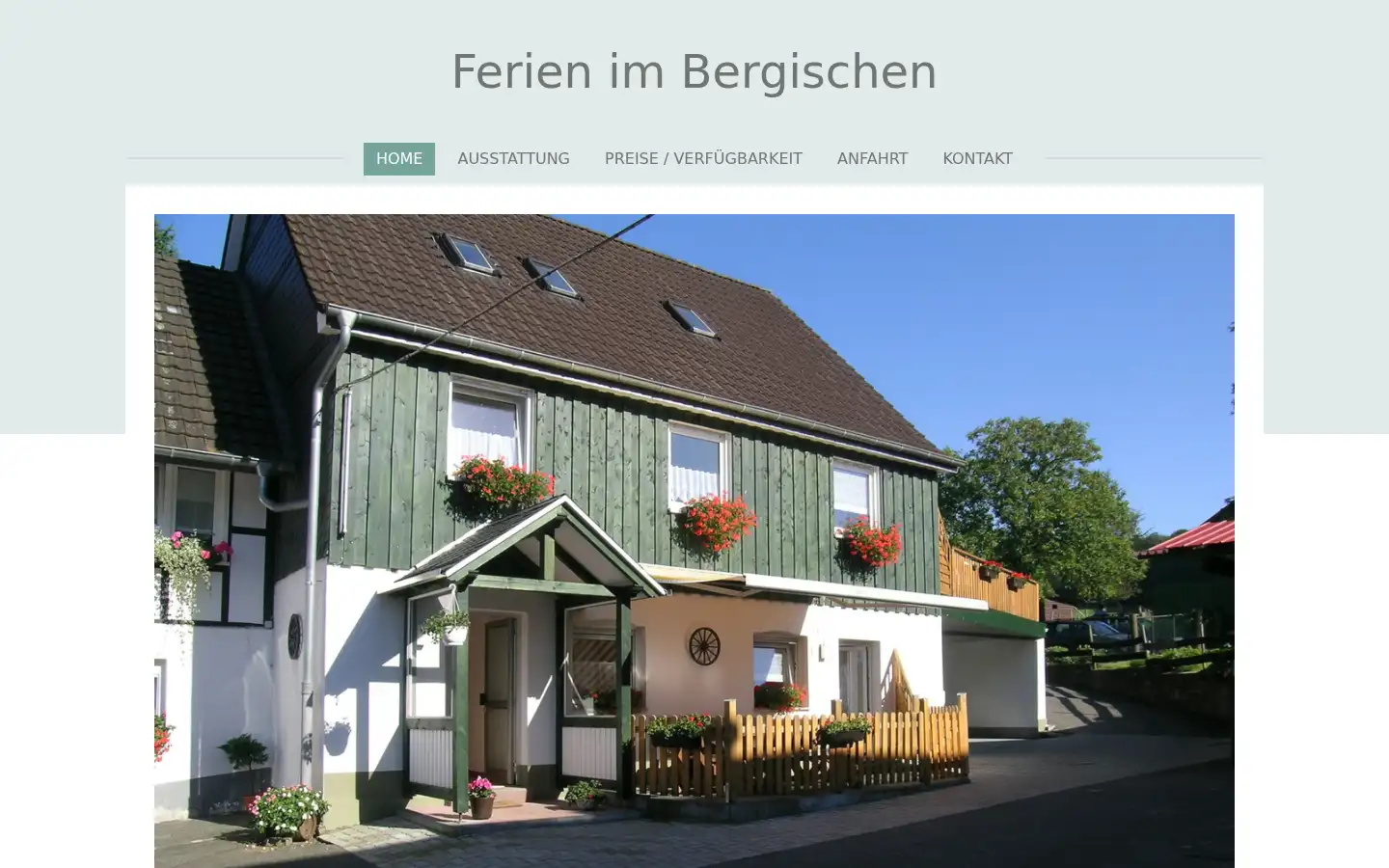 Screenshot of ferien-im-bergischen.de