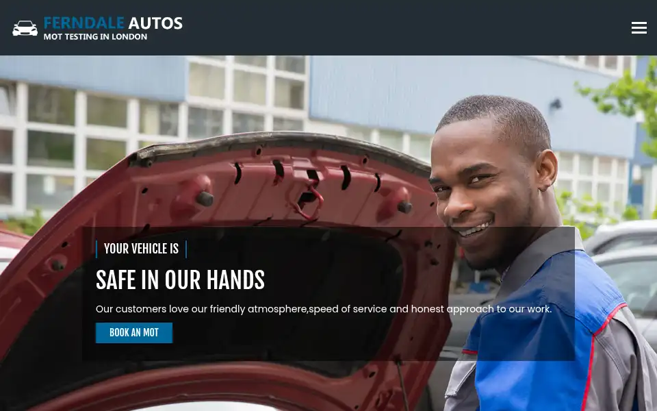 Screenshot of ferndaleautos.co.uk