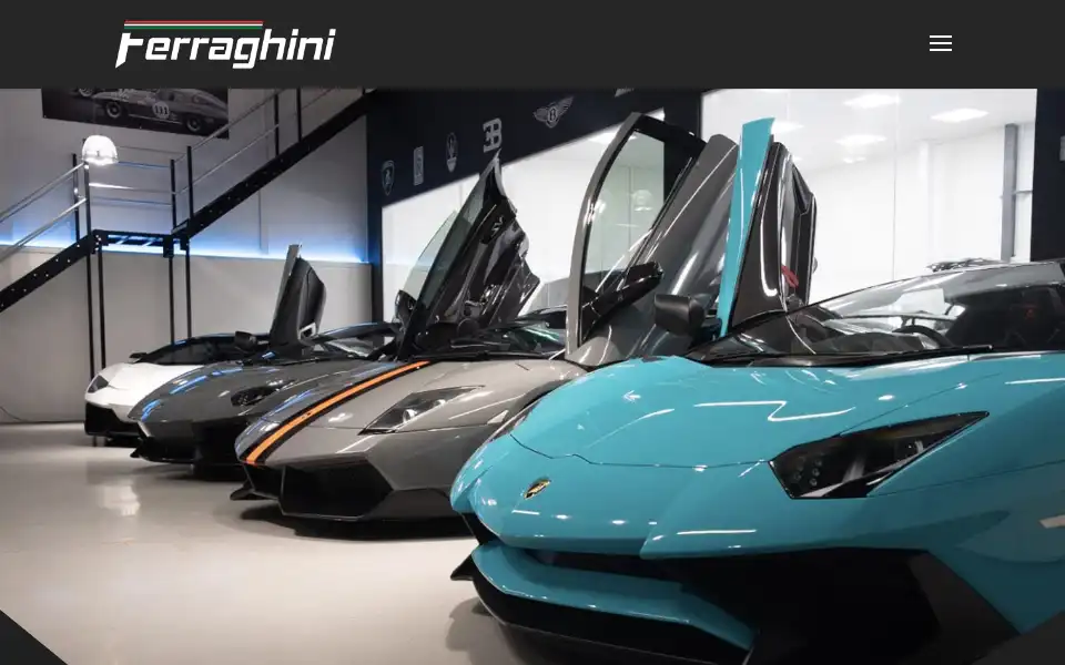 Screenshot of ferraghinicars.com