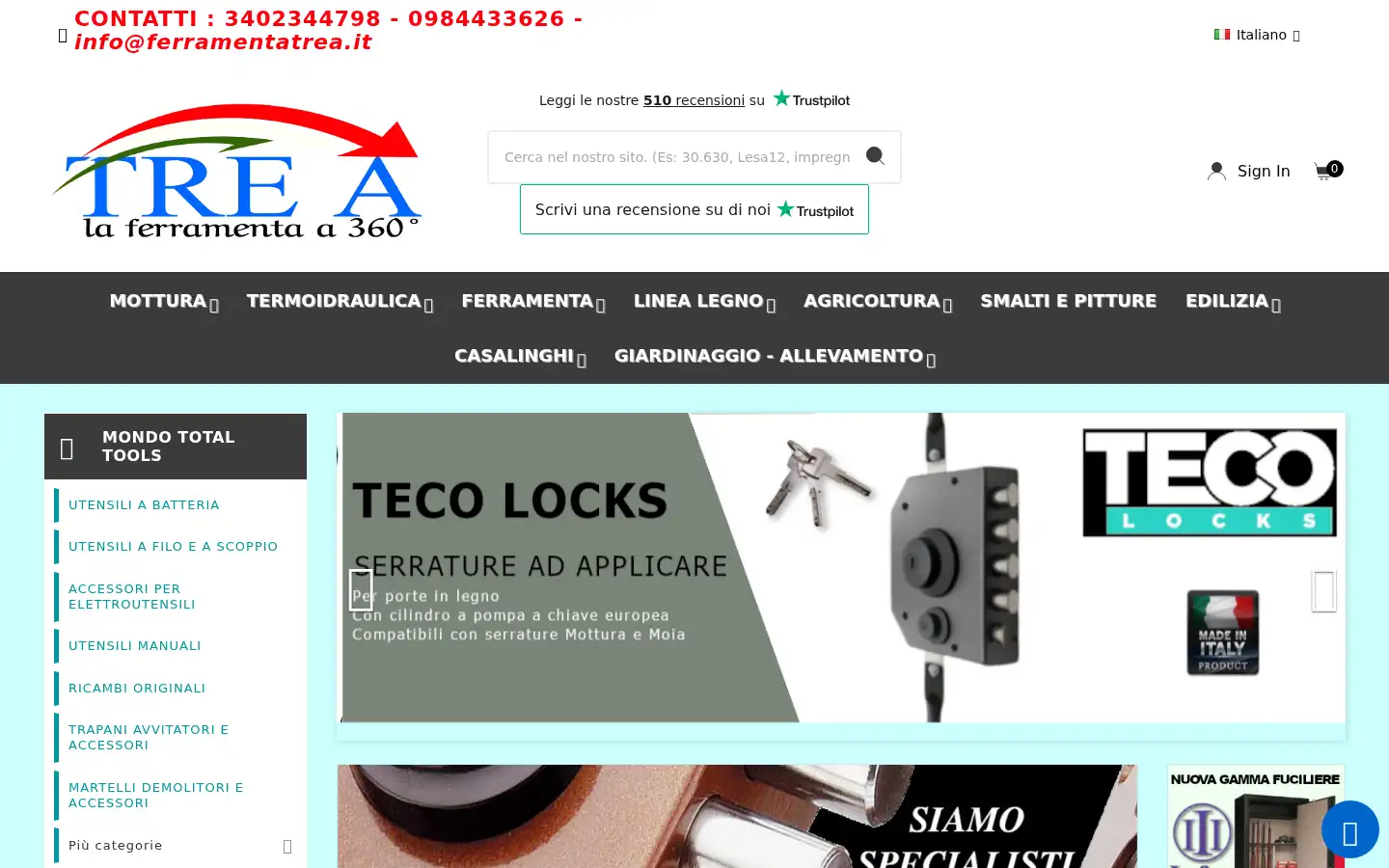 Screenshot of ferramentatrea.com