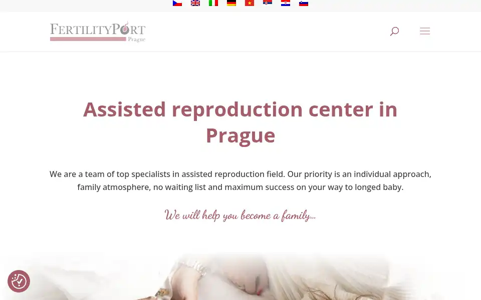 Screenshot of fertilityport.com