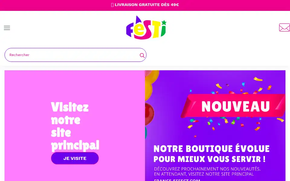Screenshot of festi.fr