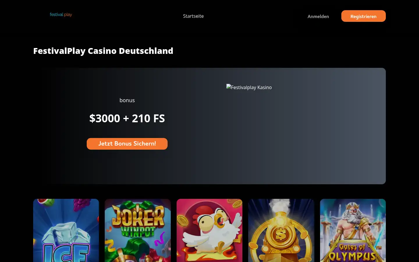 Screenshot of festivalplay.app