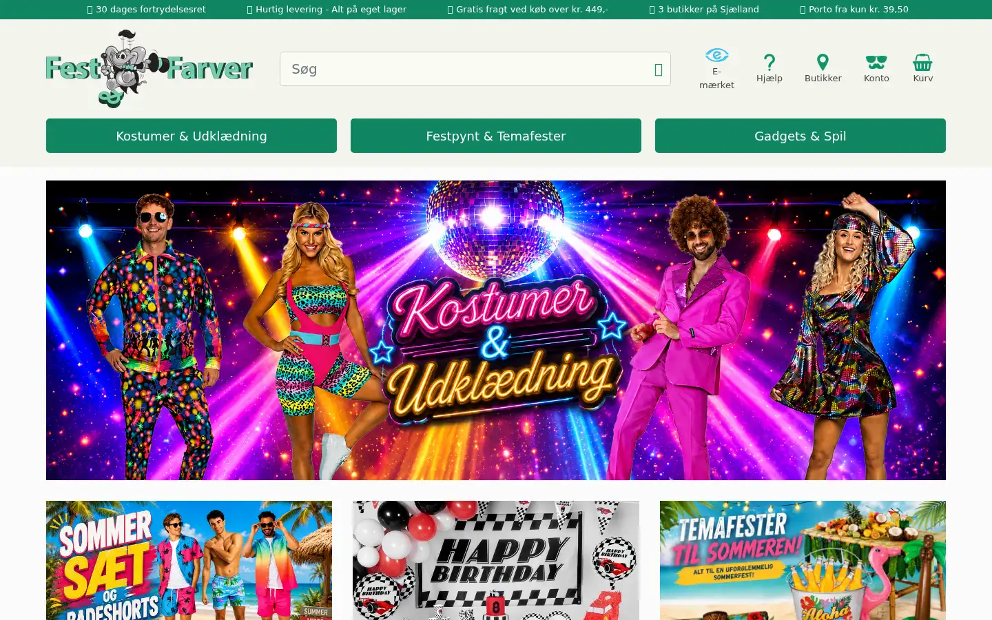 Screenshot of festogfarver.dk