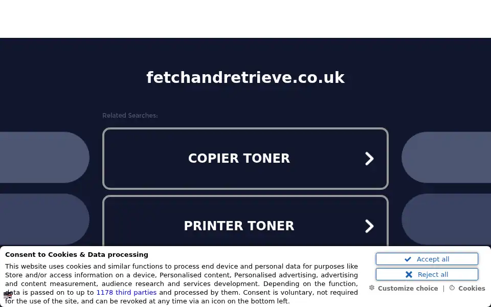 Screenshot of fetchandretrieve.co.uk