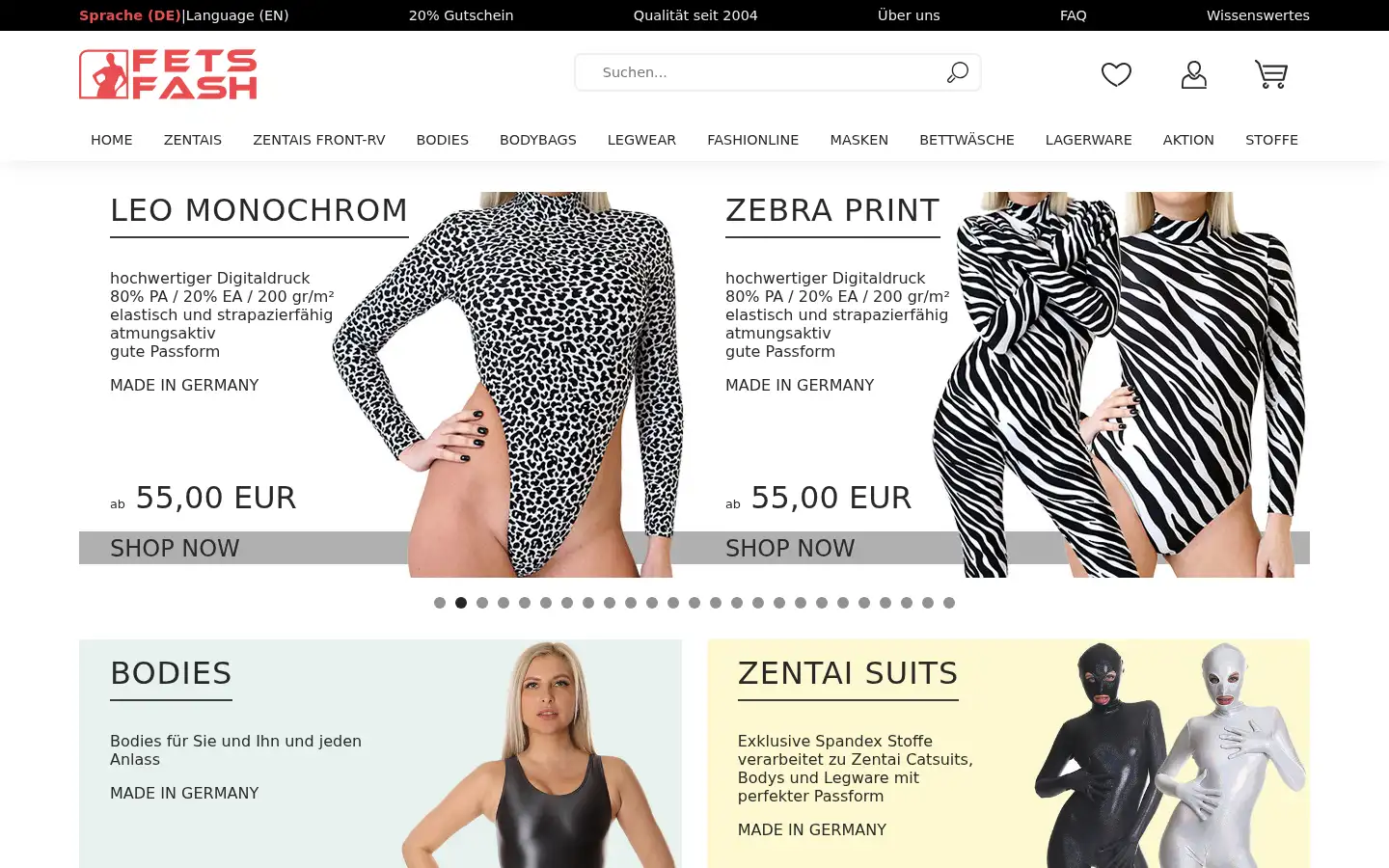Screenshot of fets-fash.com