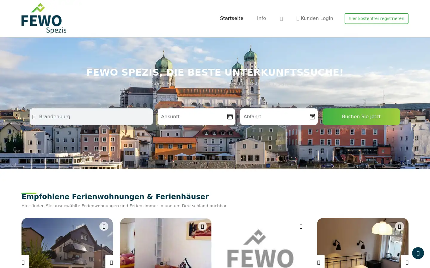 Screenshot of fewospezis.de