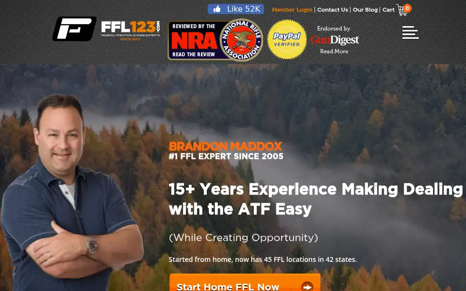Screenshot of ffl123.com