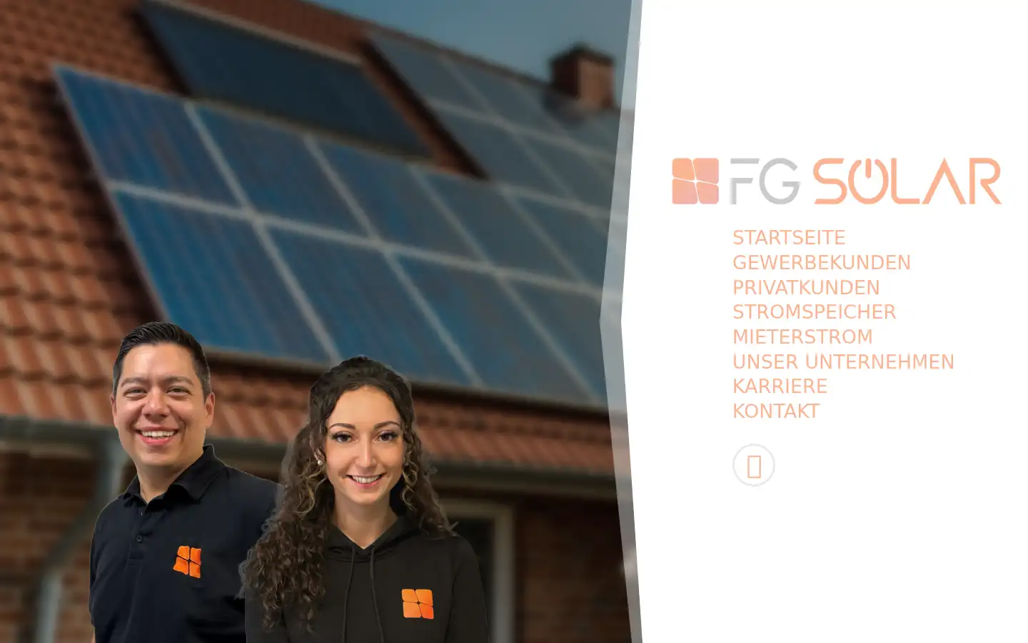 Screenshot of fg-solartechnik.de