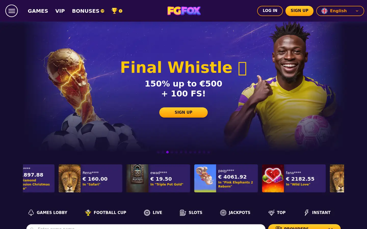 Screenshot of fgfox.com