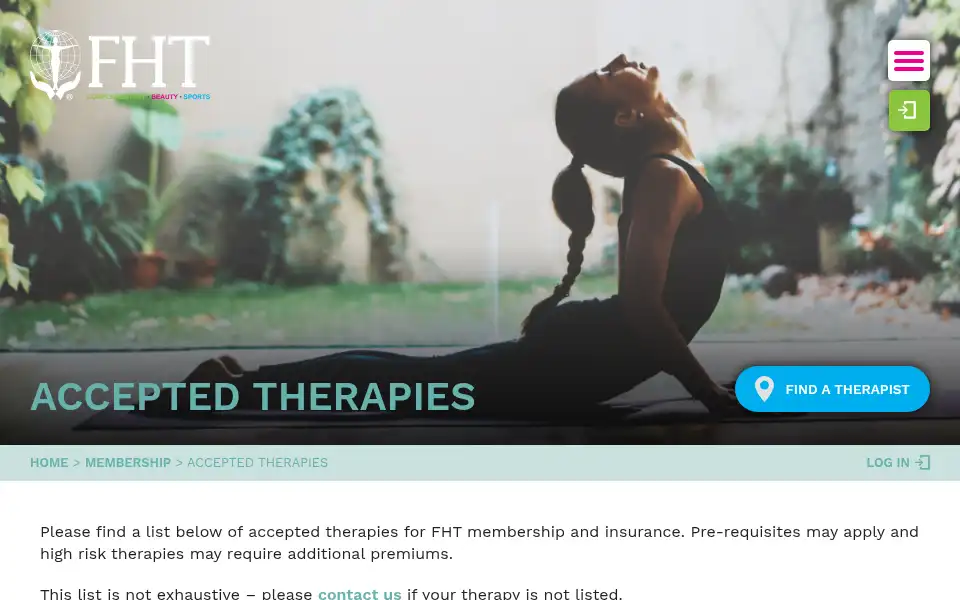 Screenshot of fht.org.uk