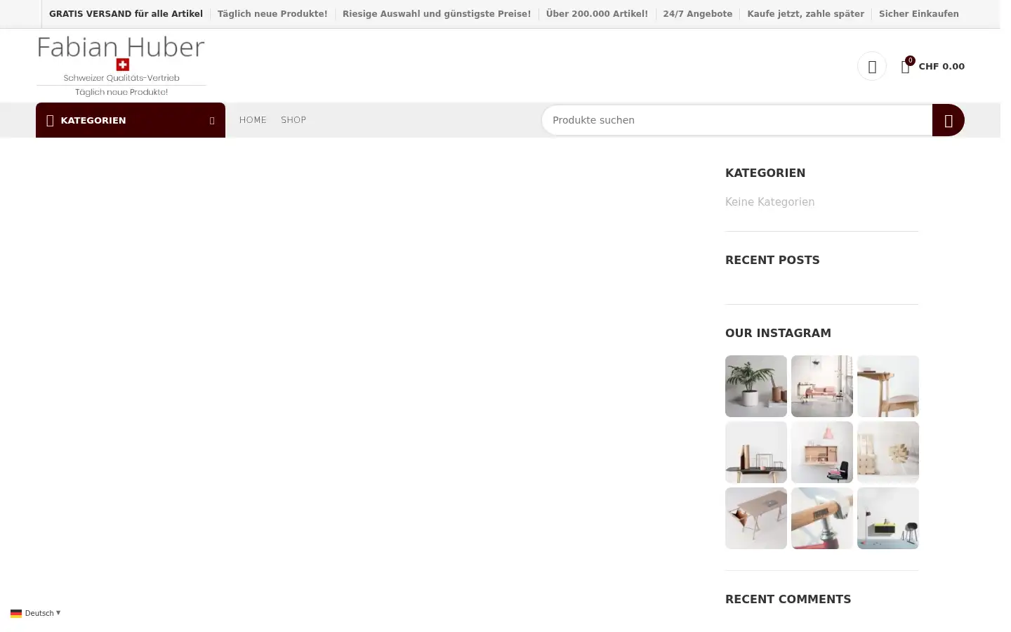 Screenshot of fhuber.ch