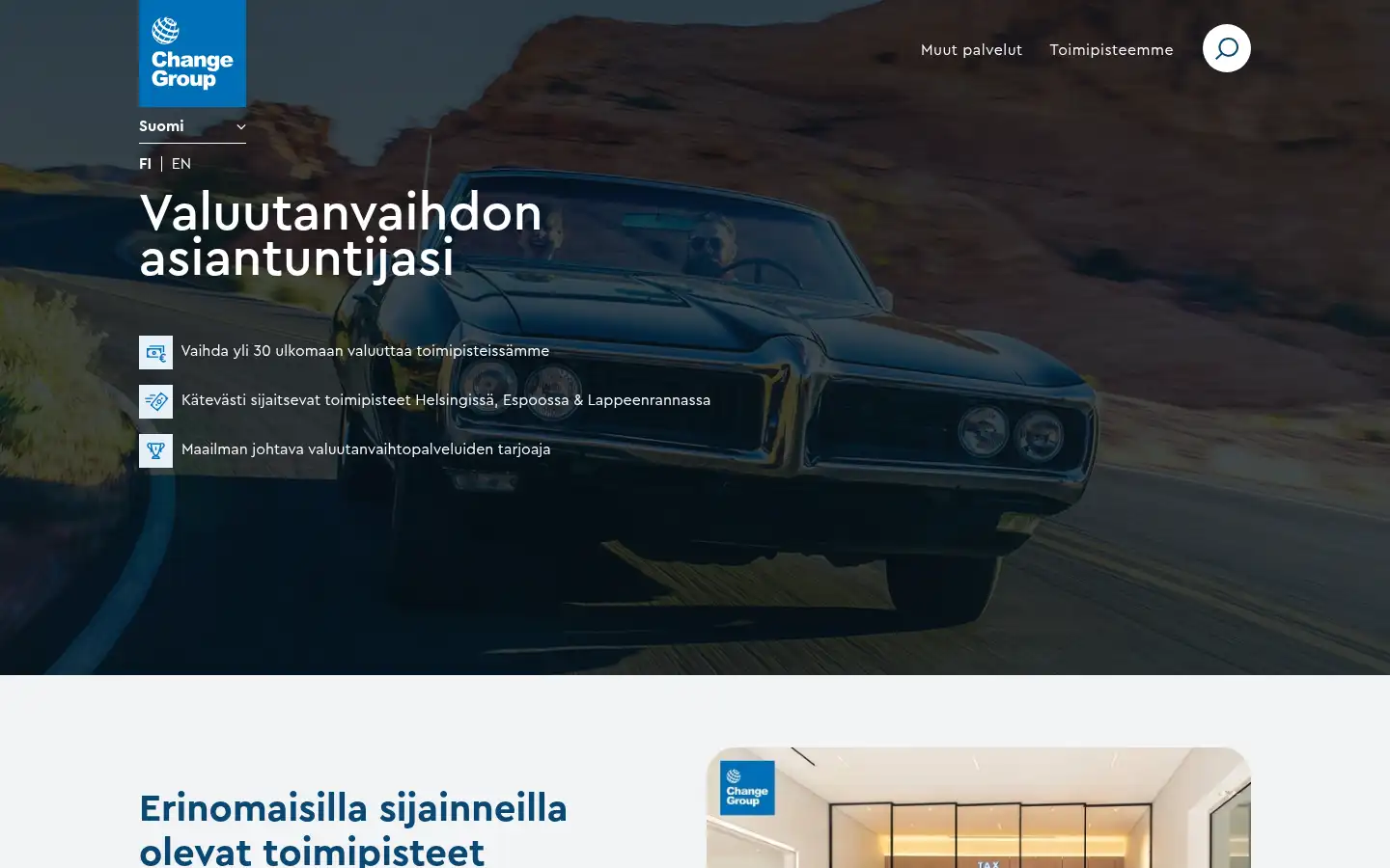 Screenshot of fi.changegroup.com