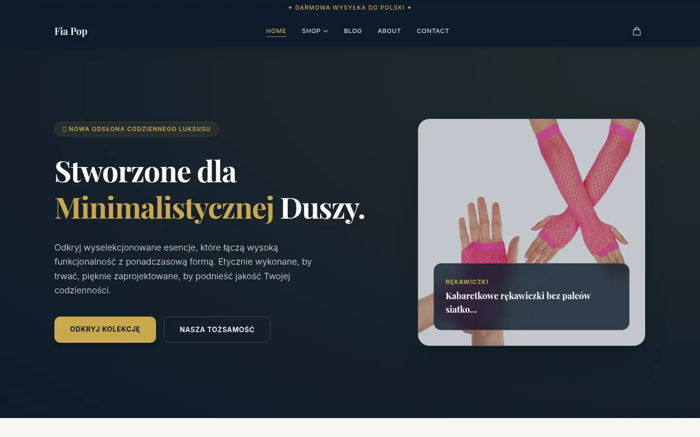 Screenshot of fiapop.com