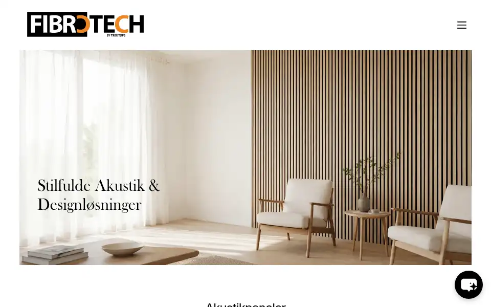 Screenshot of fibrotech.dk