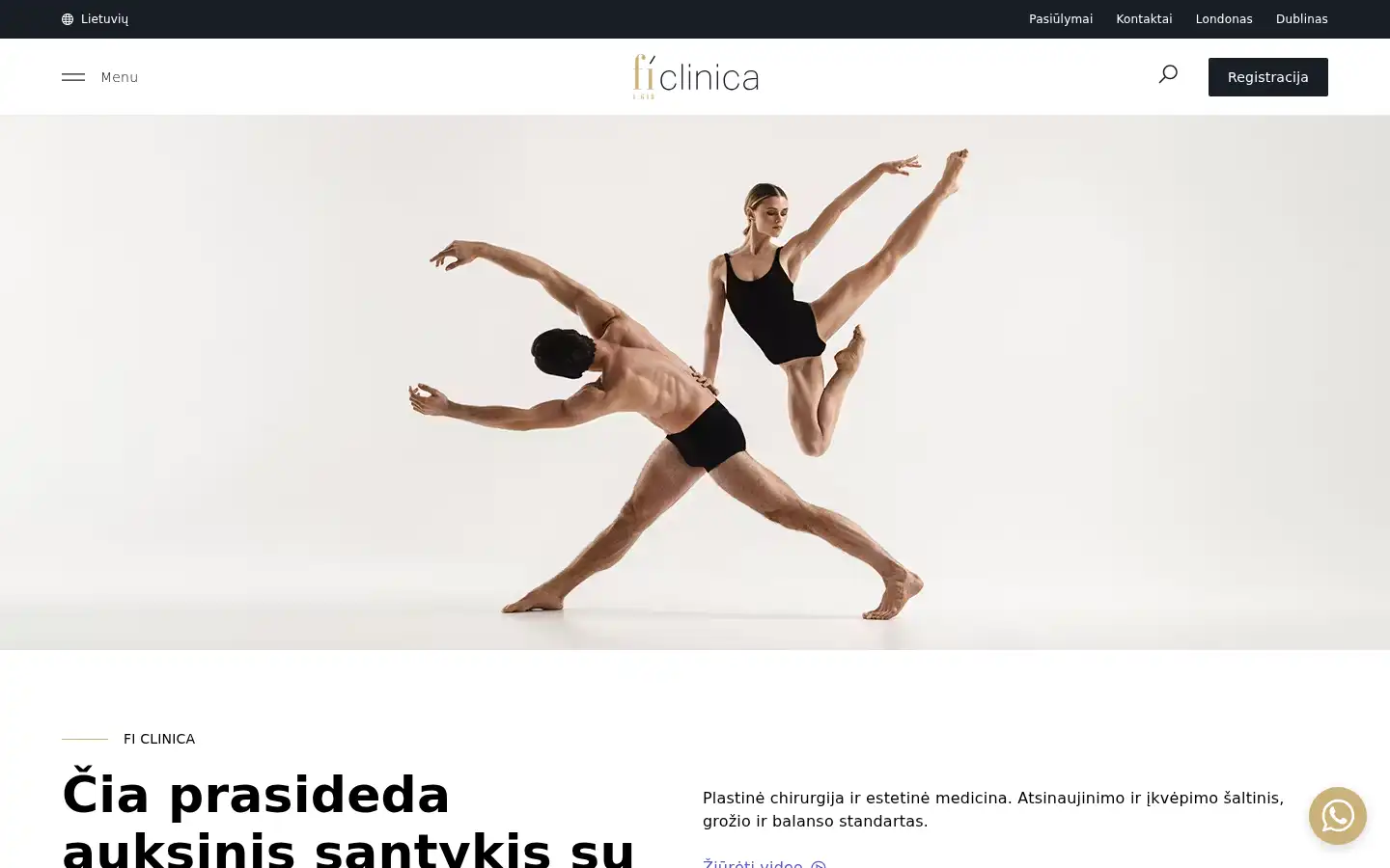 Screenshot of ficlinica.lt