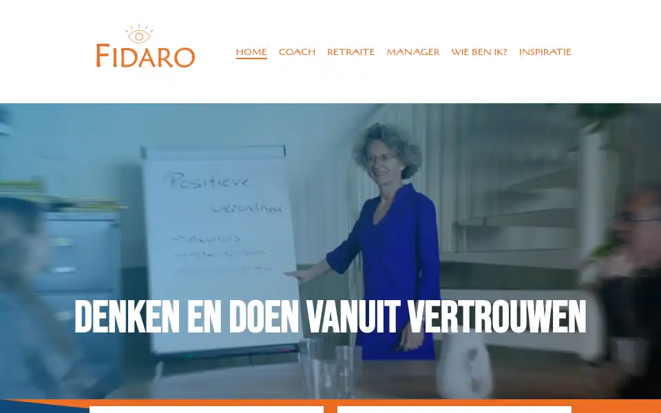 Screenshot of fidaro.nl