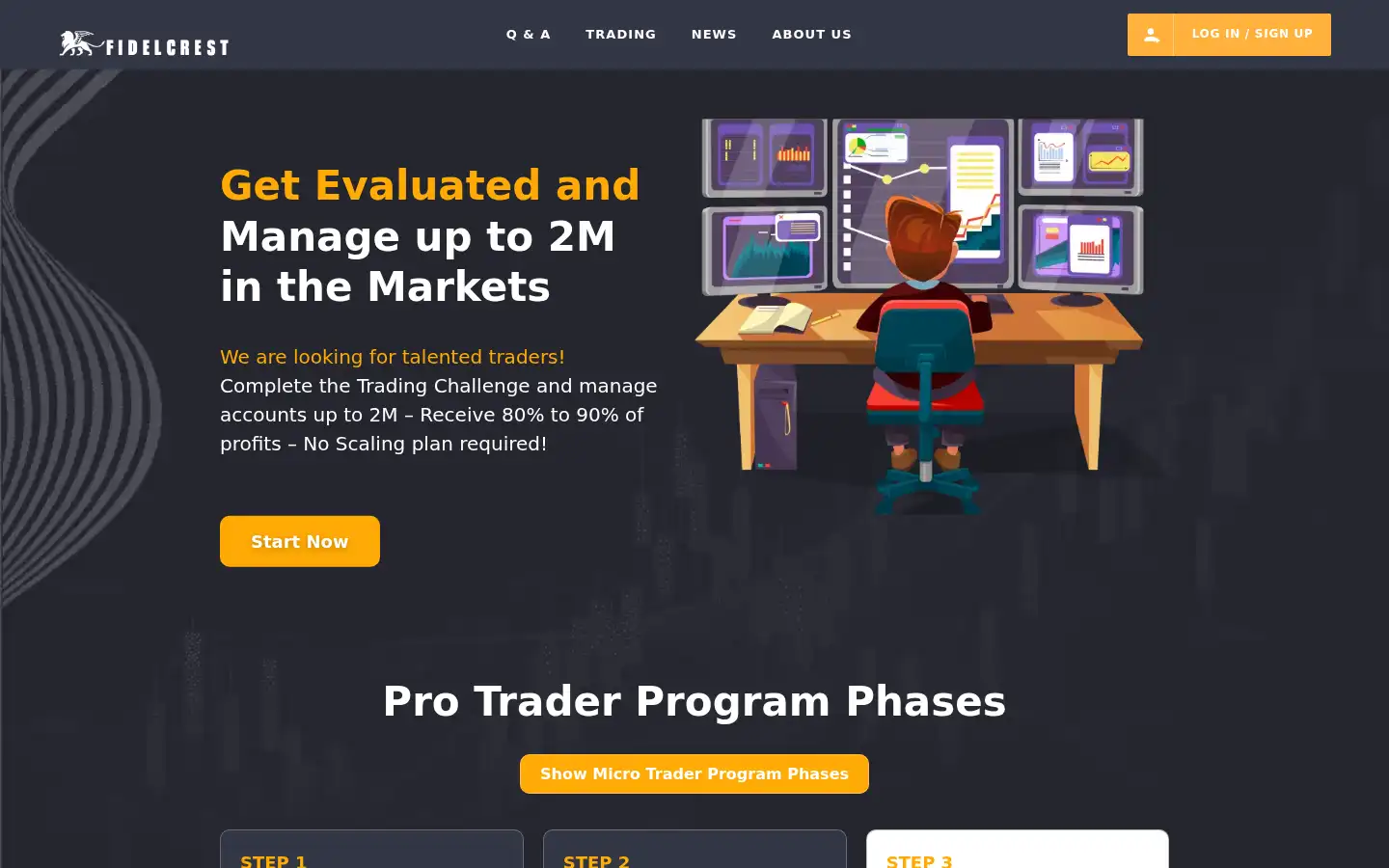 Screenshot of fidelcrest.com