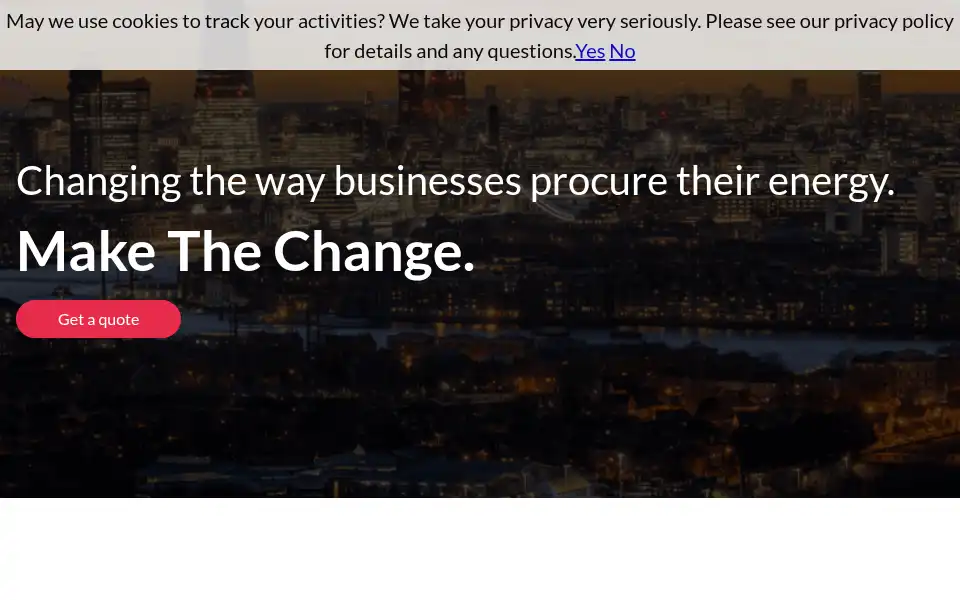 Screenshot of fidelity-energy.co.uk