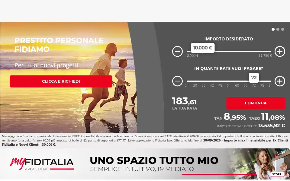 Screenshot of fiditalia.it