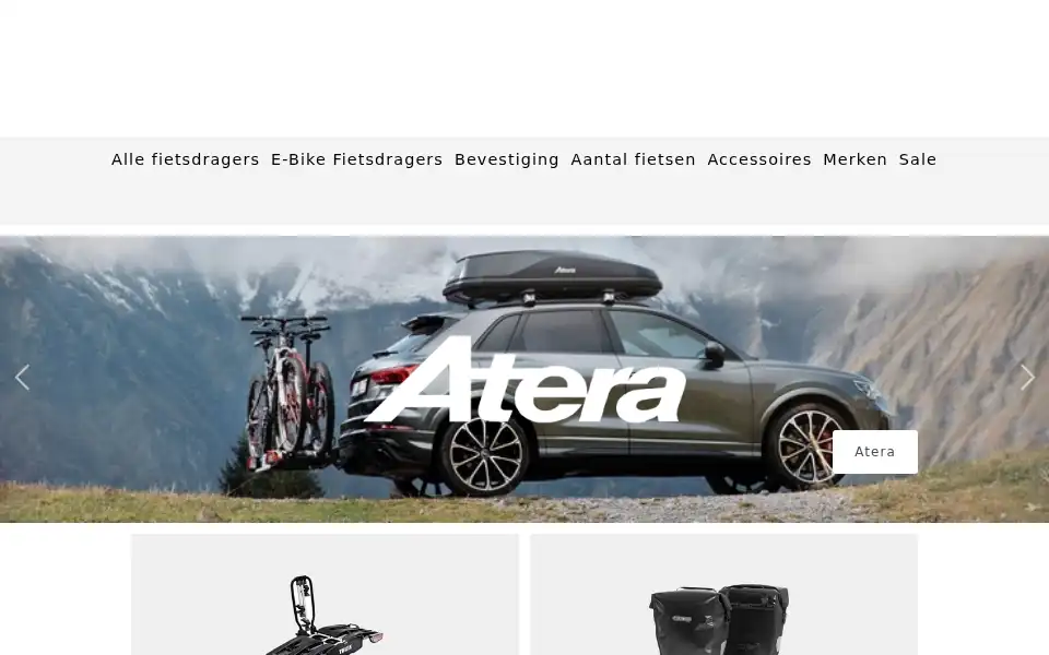 Screenshot of fietsdragerstore.com