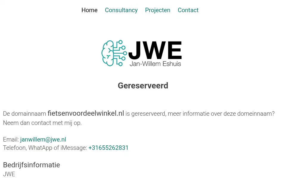 Screenshot of fietsenvoordeelwinkel.nl
