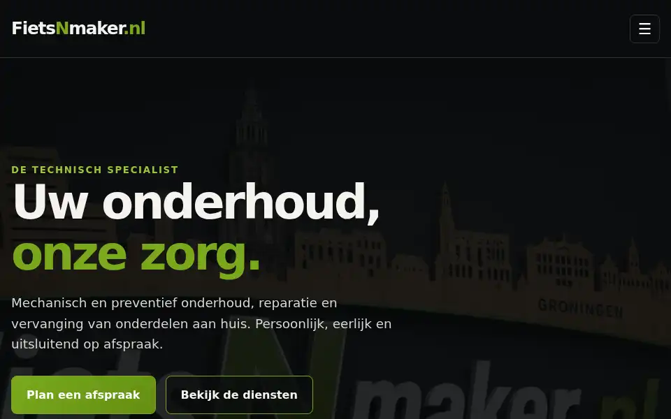 Screenshot of fietsnmaker.nl