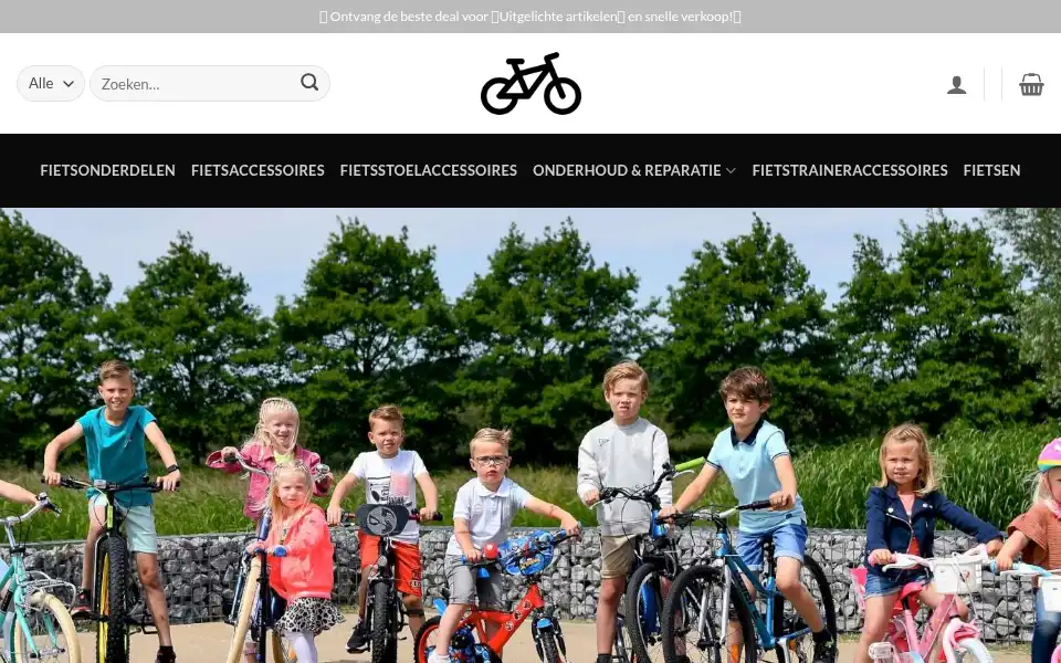 Screenshot of fietsonderdelen-store.com