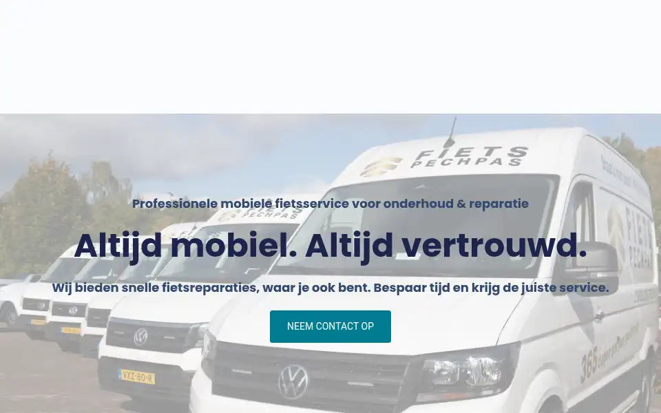 Screenshot of fietspechpas.nl