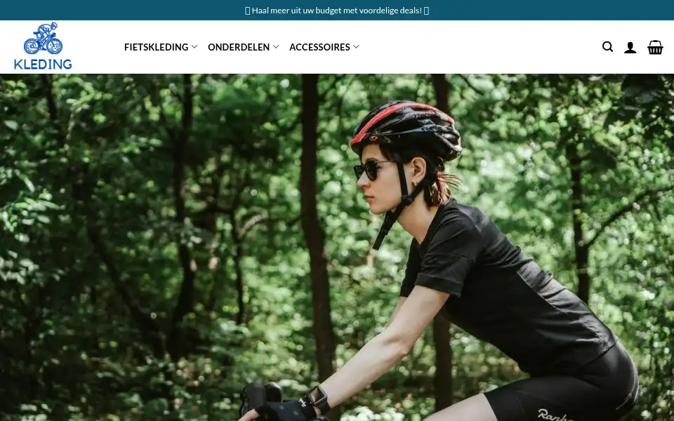 Screenshot of fietsuitrustingwinkel.com