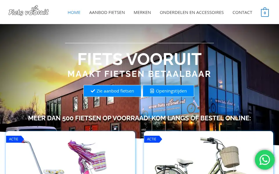 Screenshot of fietsvooruit.nl