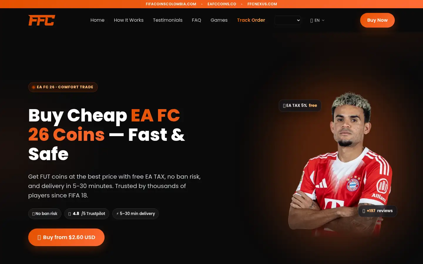 Screenshot of fifacoinscolombia.com