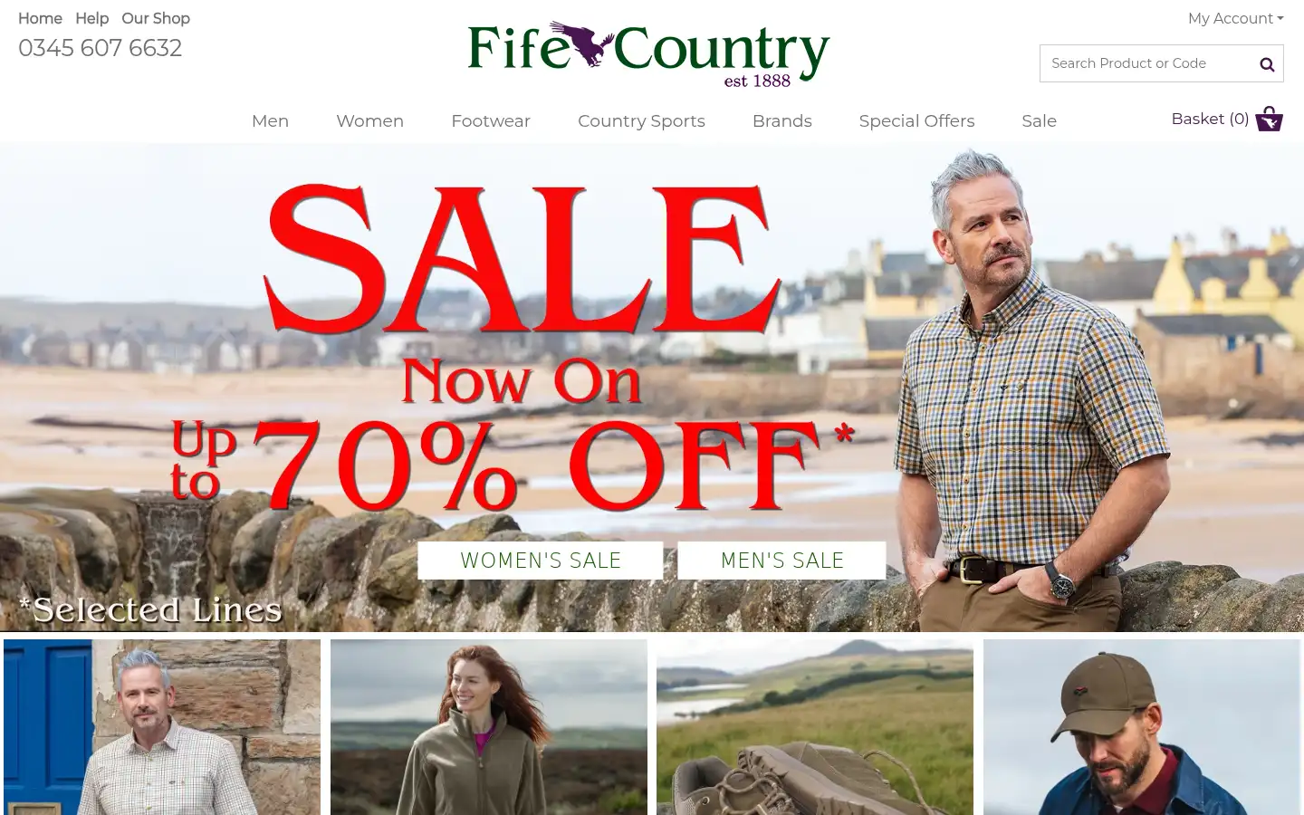 Screenshot of fifecountry.co.uk