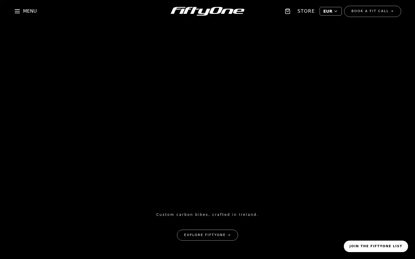 Screenshot of fiftyonebikes.com