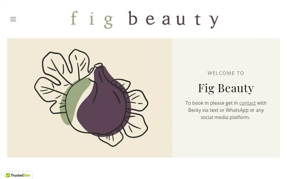 Screenshot of figbeauty.co.uk