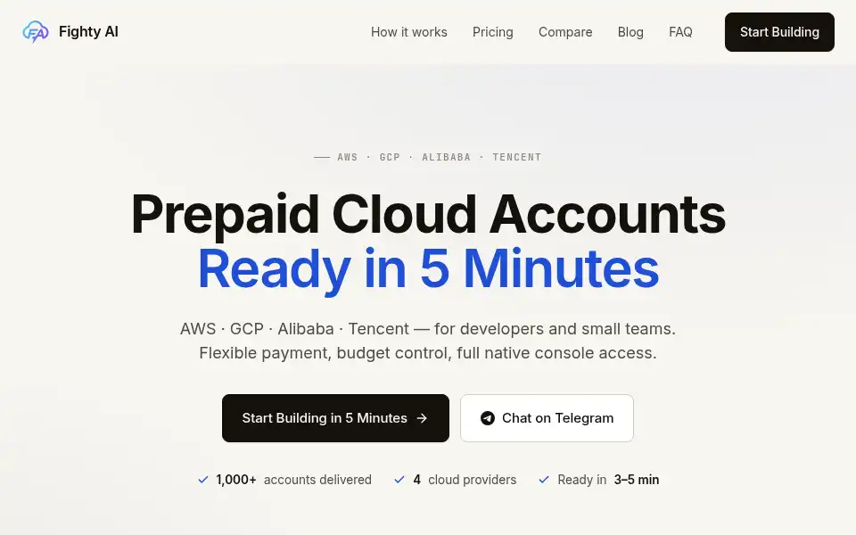 Screenshot of fightyai.com