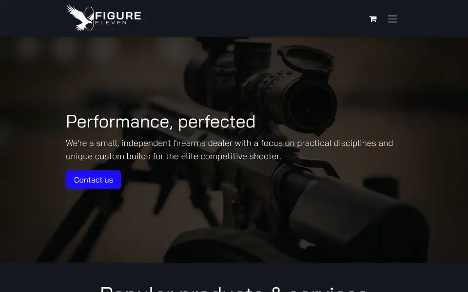 Screenshot of figureeleven.co.uk