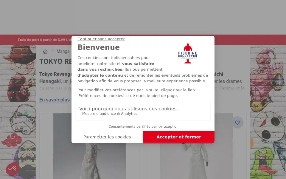 Screenshot of figurine-collector.fr