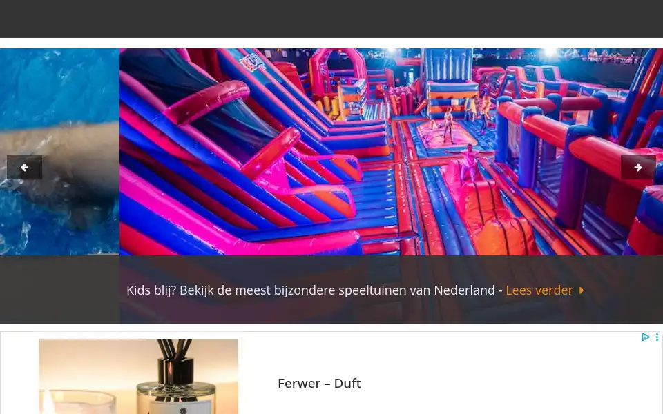 Screenshot of fijnuit.nl