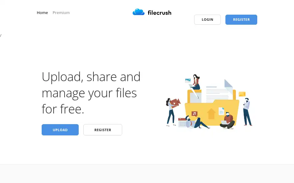 Screenshot of filecrush.net