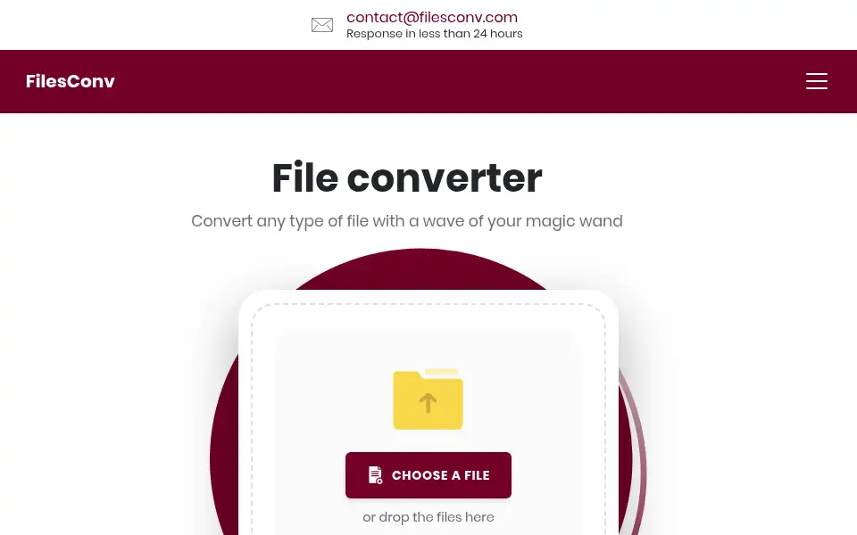 Screenshot of filesconv.com