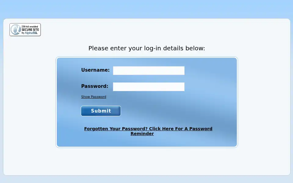 Screenshot of fileybaycaravans.com