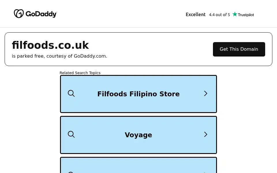 Screenshot of filfoods.co.uk