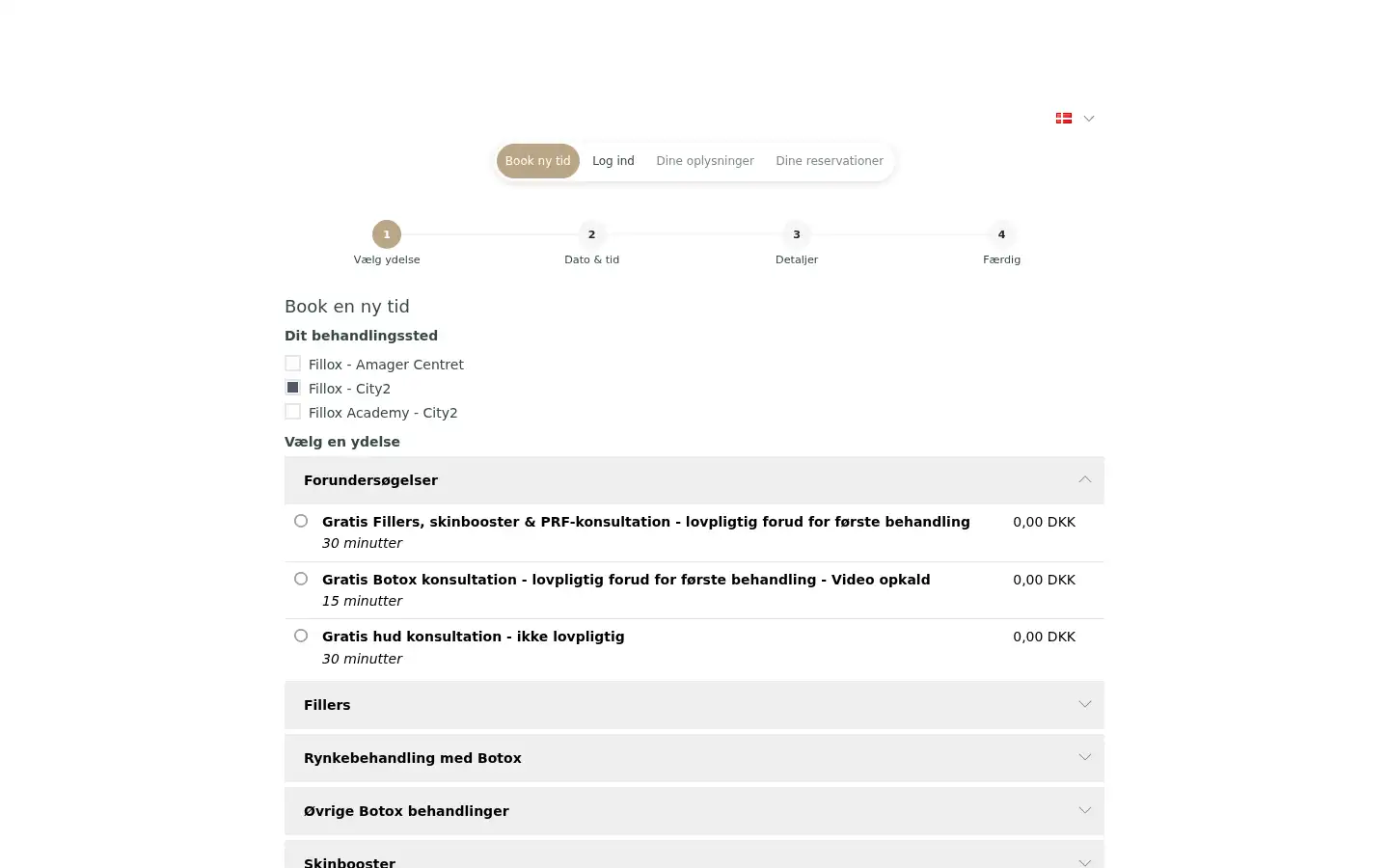 Screenshot of fillox.dk