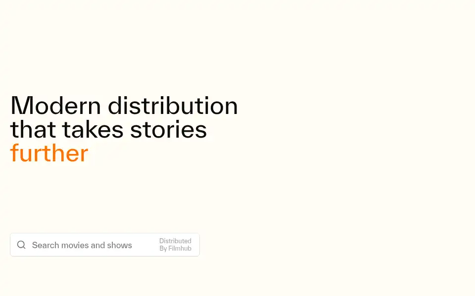 Screenshot of filmhub.com