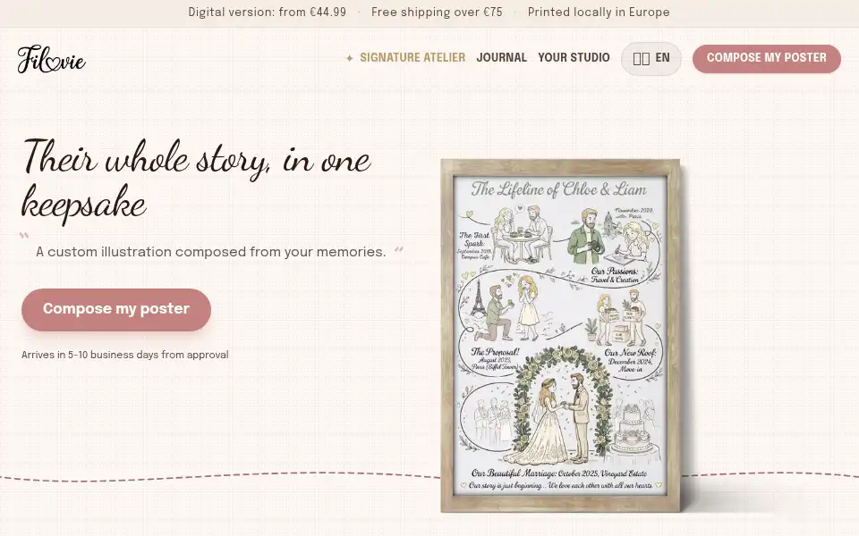 Screenshot of filovie.shop