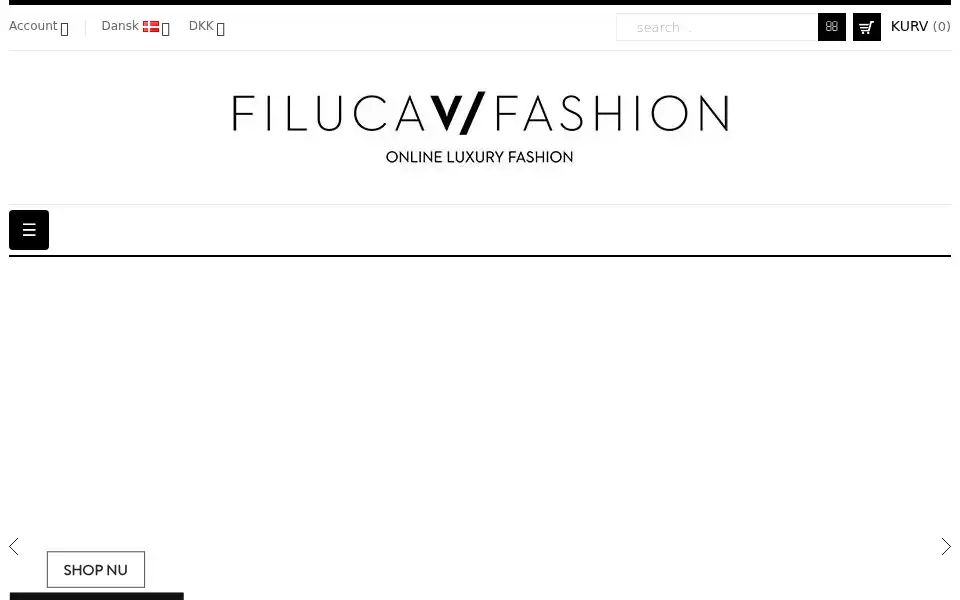 Screenshot of filucavfashion.com